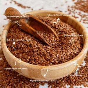 Organic Flax Seeds (100% Imported)